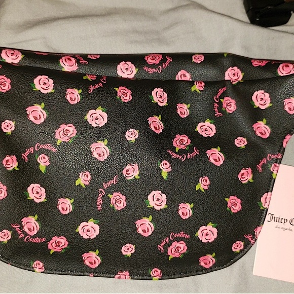 🆕🔥JUICY COUTURE SUPER STYLISH&VERY CUTE FLORAL DESIGN BELT PACK/MAKEUP BAG NWT - Picture 6 of 12